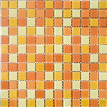 Elada Mosaic. Мозаика CB002 (327*327*4мм) желто-оранжевый