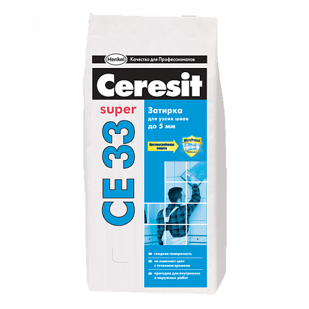 Затирка Церезит СЕ33 Супер (Ceresit CE33 Super)№ 88 (темно-синий) 2-5 мм, 2 кг