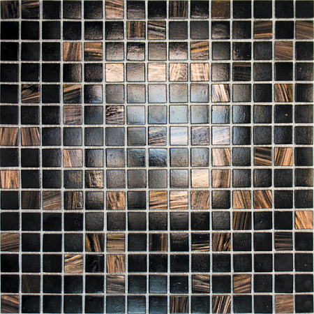 Elada Mosaic. Мозаика HK-12 (327*327мм) чёрное золото		