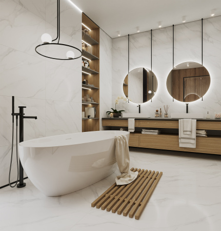 Swizer White Polished 600х1200 2